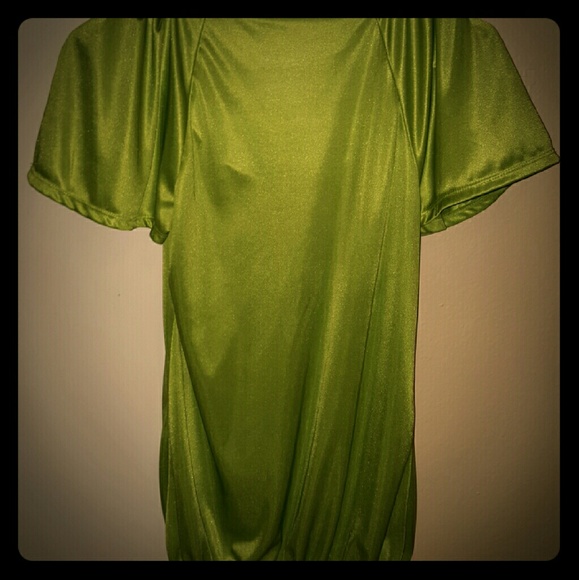 Lime green blouse