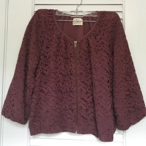 URBAN OUTFITTERS zip up blouse