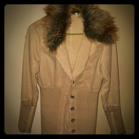 Faux fur jacket