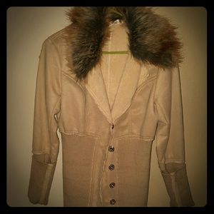 Faux fur jacket