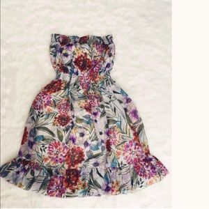 Forever 21 Sleeveless floral midi dress