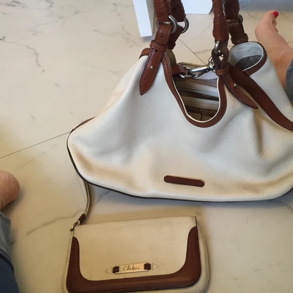 Cole Haan off white shoulder bag and wallet - Picture 3 of 4
