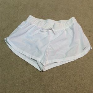 White Nike Shorts