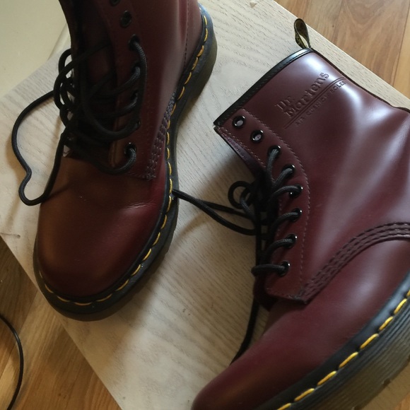 Dr. Martens Shoes - Burgundy Doc Martens