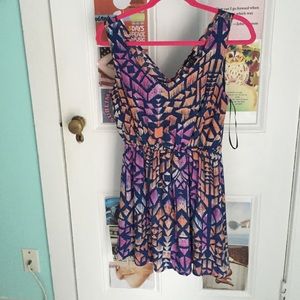 Geometric pattern dress