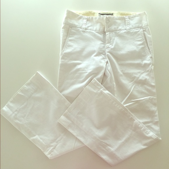 American eagle outfitters white boot cut pants