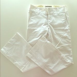 American eagle outfitters white boot cut pants