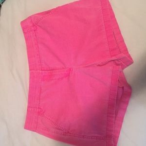Pink J Crew shorts