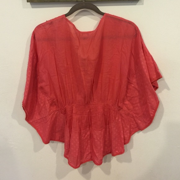 Gorgeous Studded cinched poncho/blouse. Size Small - Picture 4 of 4
