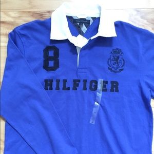 Tommy Hilfiger Long Sleeve Rugby Spell Out