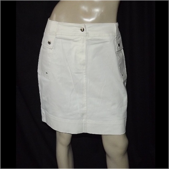 NWOT Jones New York Sateen Twill Skirt Size 6