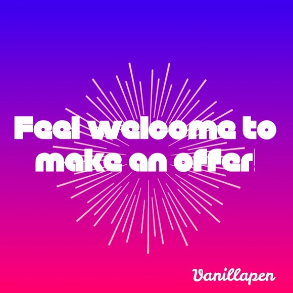 Feel welcome to make an offer!
