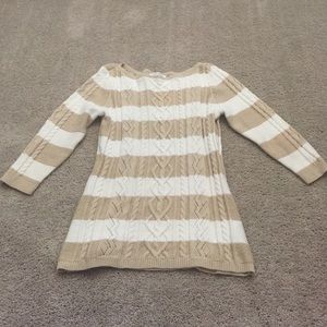 White House Black Market Striped Sweater