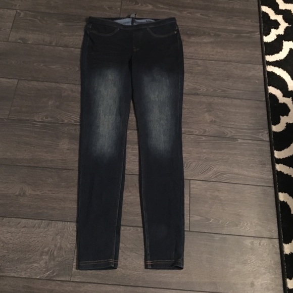 Hue No Zipper Jean Leggings Jeggings 