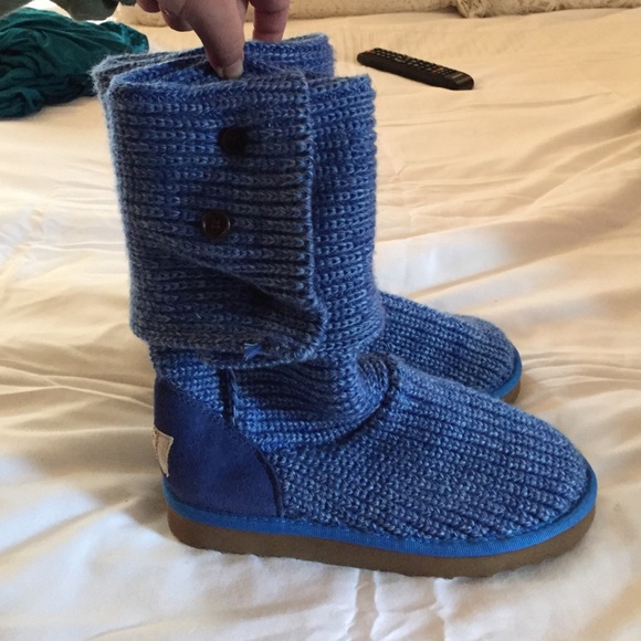 67% off UGG Shoes - BLUE UGG CROCHET BOOTS from Meghans closet on ...