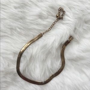 Anklet // Ankle bracelet gold