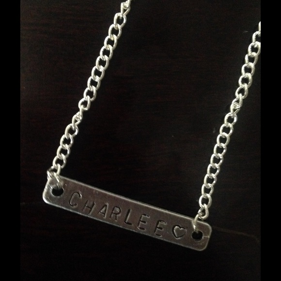 Hand stamped custom made necklaces. - Picture 2 of 3