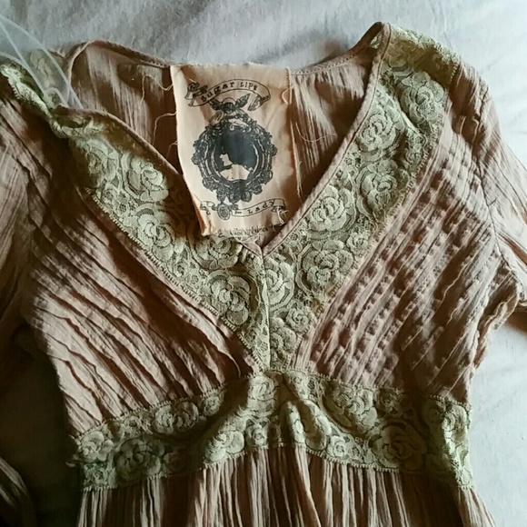 Sugar lips size small bohemian shirt - Picture 3 of 3