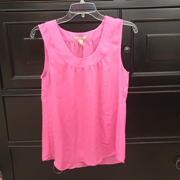 Banana republic pink dressy tank