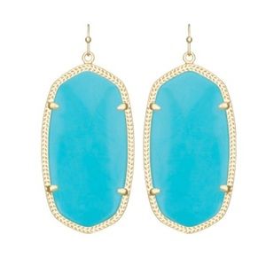 Kendra Scott Danielle earrings in turquoise