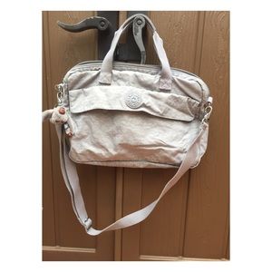 Kipling gray laptop bag 13-15 inch - gentle used