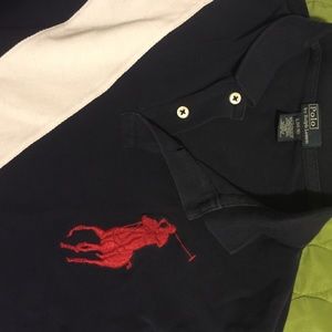 Juniors long sleeve polo