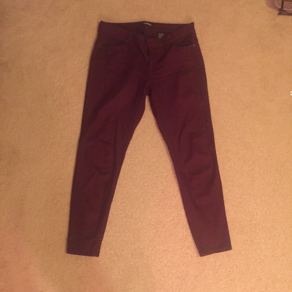 Plum jeans