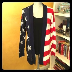 American Flag Cardigan