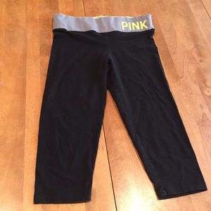 VS PINK yoga pants, black - medium