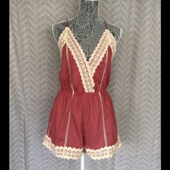 😎 SALE! April Spirit Beach Romper, Size S - Picture 2 of 4