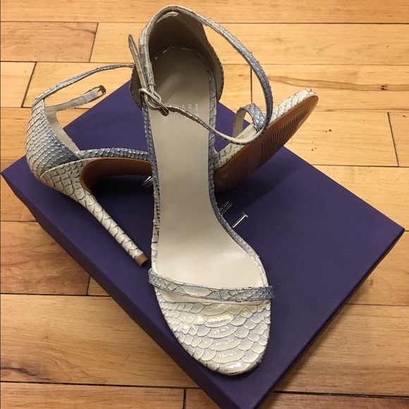 Stuart Weitzman Nudistsong Python Heel (NEW)