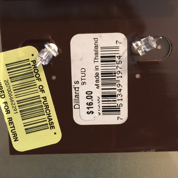 Sterling  Silver Post Earrings - Picture 2 of 2