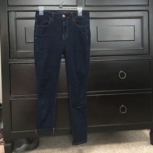 American eagle mid rise cropped leggings size 6