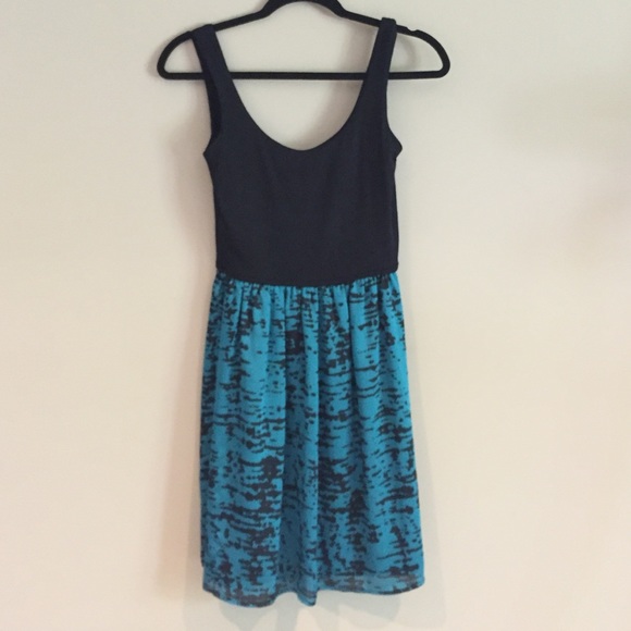 Black and teal dress by Aqua