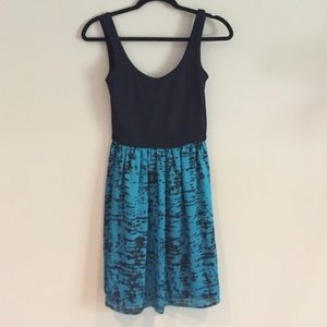 Black and teal dress by Aqua