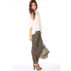 Blank Denim NYC skinny stretch cargo pants