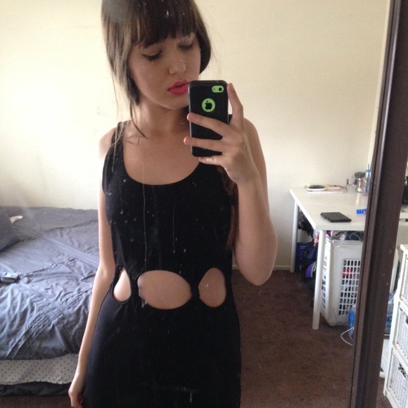 All black hot gal maxi dress with slits