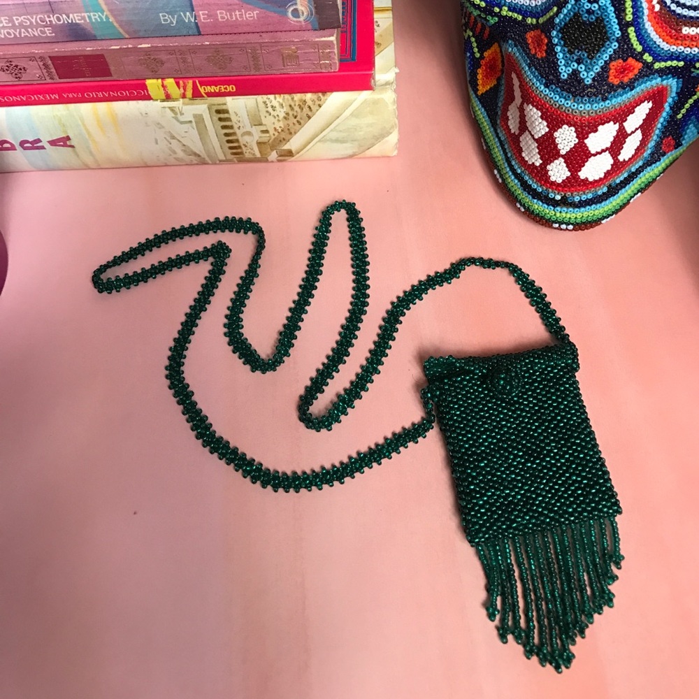 Beaded Pouch Necklace! - Picture 2 of 6