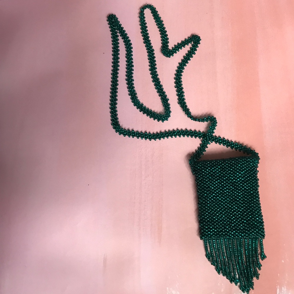 Beaded Pouch Necklace! - Picture 6 of 6