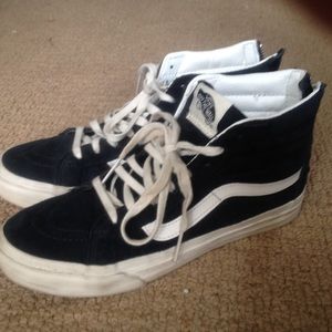 Specialty Blue suade high top Vans
