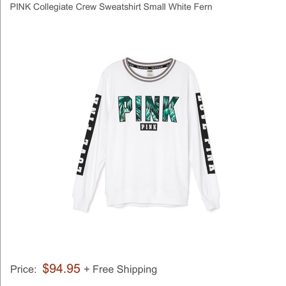 VS PINK fern crew