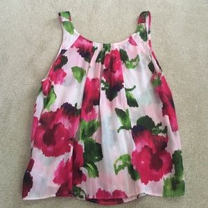 Gilly Hicks Pink Floral Top