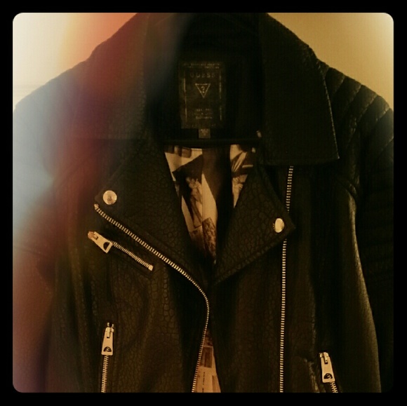 Guess women's leather jacket