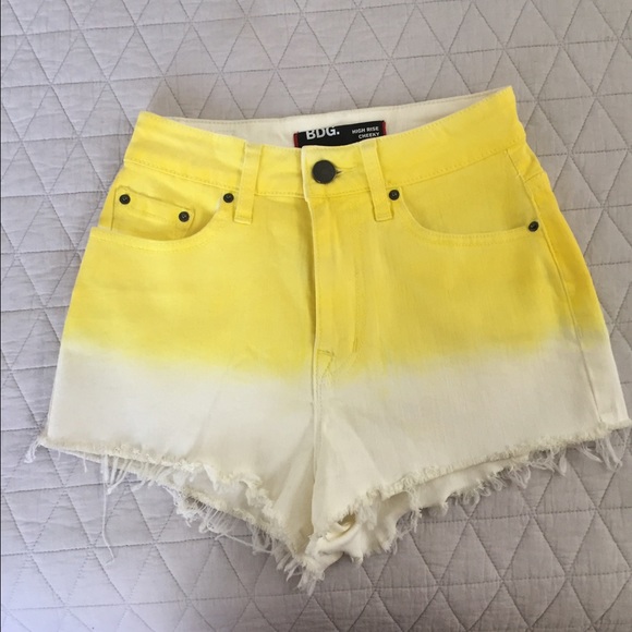 Ombré high rise cheeky shorts