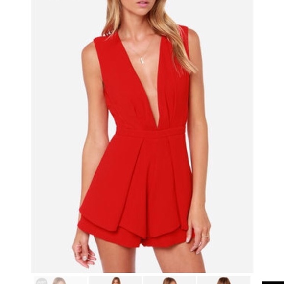 It's kind of magic red romper