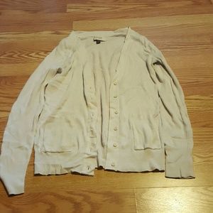 Cream colored cardigan