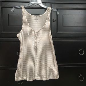 Old navy striped sequin tank medium