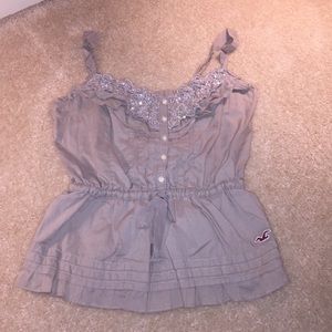 Beaded Hollister tank top for girls