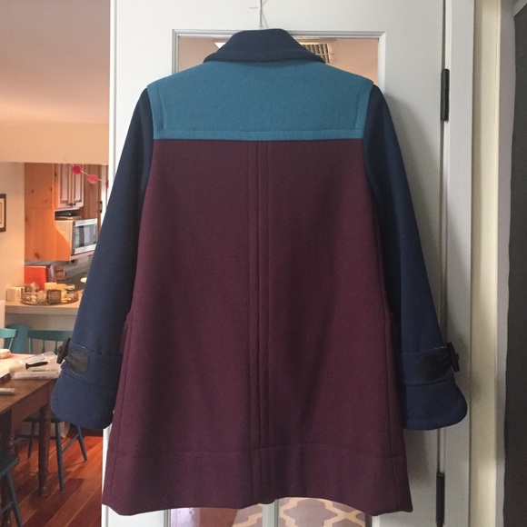 Color block Marc Jacobs toggle pea coat - Picture 2 of 3