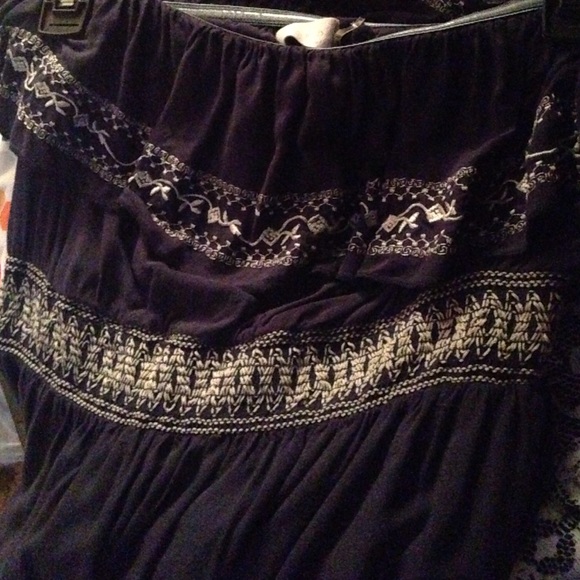 Blue & white summer dress - Picture 2 of 3